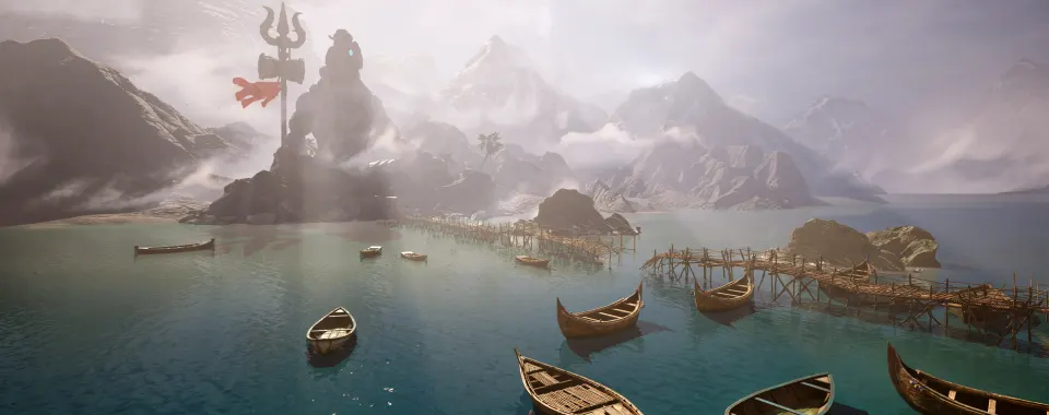 Shiva statue environment